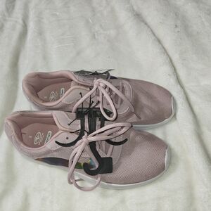 Athletic Works Women's Dusty Pink Mesh Athletic Sneakers